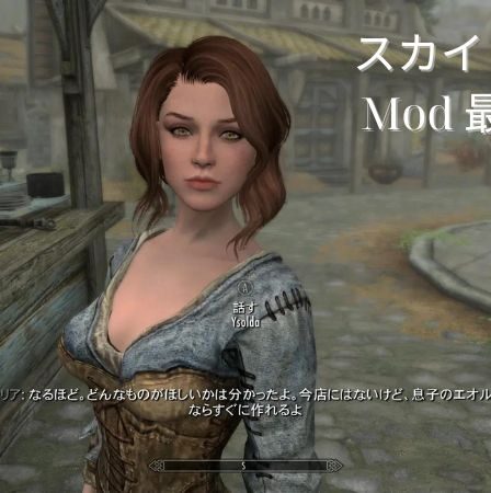 スカイリム PS4 Mod 最新 美人